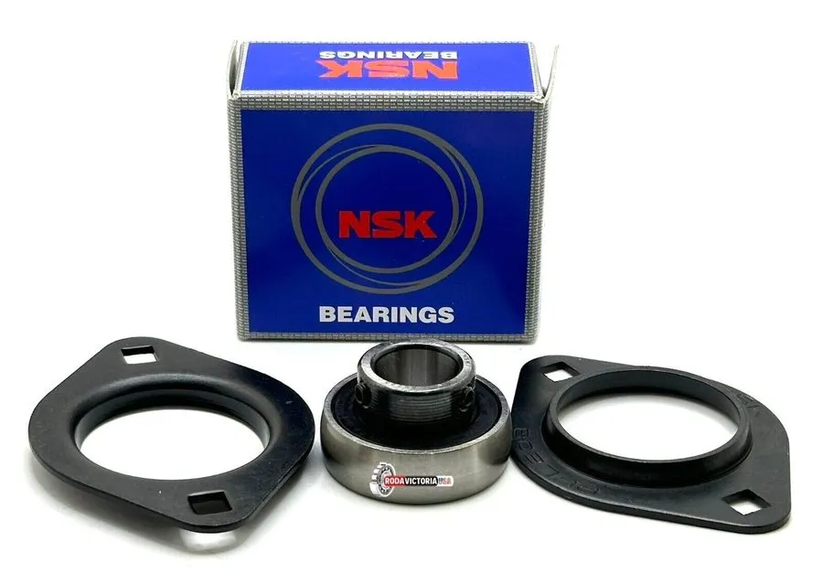 Подшипник NSK JAPAN ASPFL203 FLANGE BEARING TWO BOLT ID 17mm
