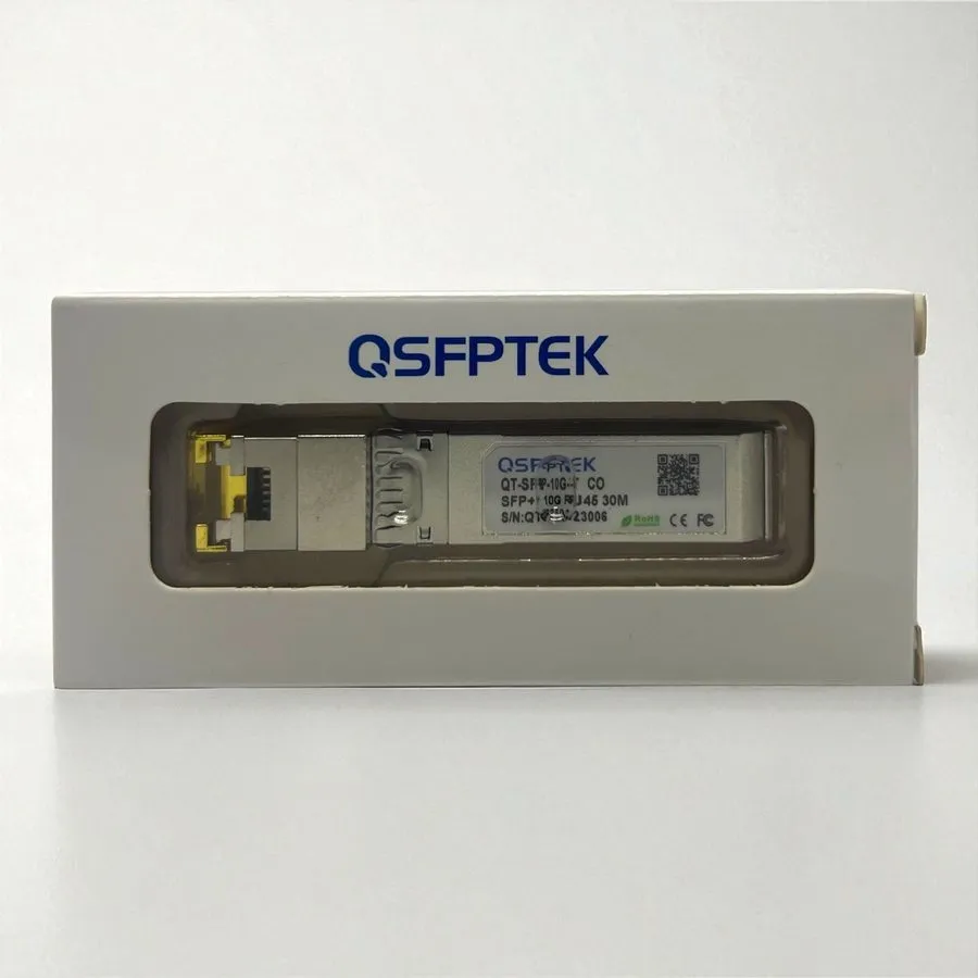 Трансивер QSFPTEK 4-Pack QT-SFP-10G-T, SFP+ 10G RJ45 Transceiver Module 30M