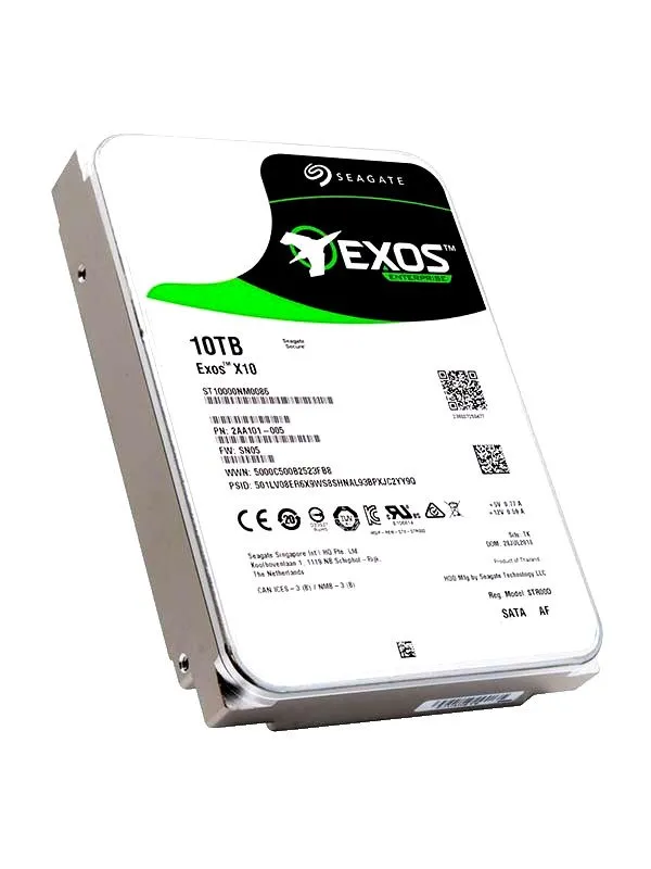 Жёсткий диск 2-88 bad sectors Seagate ST10000NM0086 Exos 10TB 7.2k 6Gb/s 3.5" SA — фото лота 1