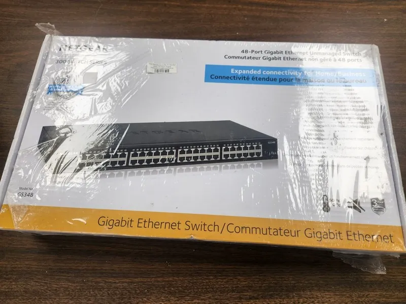 Коммутатор NETGEAR GS348-100NAS 48 Port Gigabit Ethernet Rackmount Unmanaged Swi