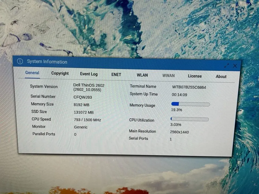 SSD-накопитель Dell Wyse 5070 Thin Client J4150 1.5GHz 8GB RAM 128GB SSD THIN OS — фото лота 1