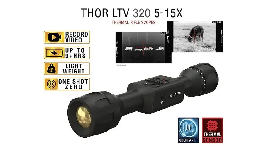 Оптико-электронная система ATN Thor LTV 5-15x35mm Thermal Imaging Rifle Scopes G — фото лота 1