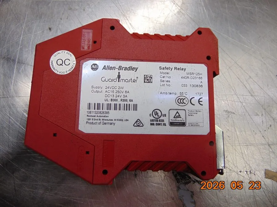 Реле безопасности Allen-Bradley Guard master 440R-D23166 MSR125H safety relay 24