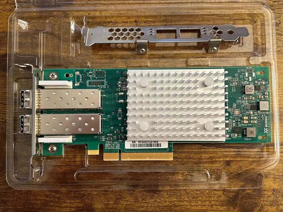 Контроллер Dell QLE2692-Dell QLOGIC 2-Port 16Gb PCIe HBA 0CK9H1 WVT0T P0TRP
