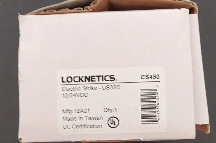 Оборудование видеонаблюдения Locknetics CS450-32D CS450 Series Electric Strike, 