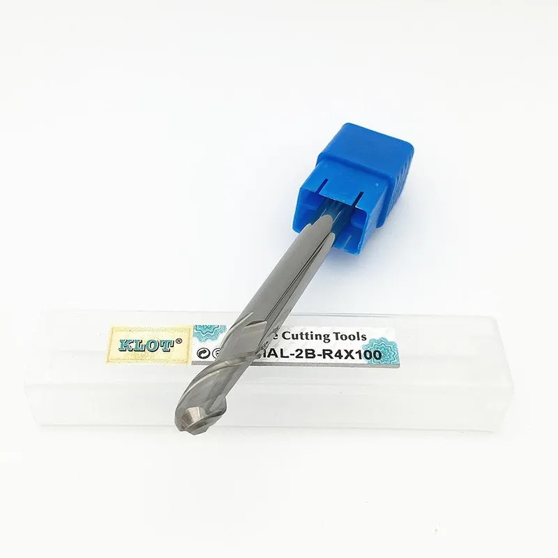 Режущий инструмент KLOT HRC50 ALTiN Ball Nose Solid Carbide End Mill R4.5-R8