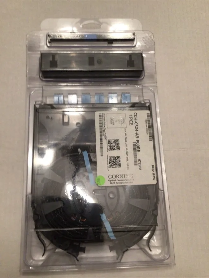 Оптическая кассета Corning CCH-CS24-A9-P00RE Splice Cassette, 24 Fiber, LC Duple