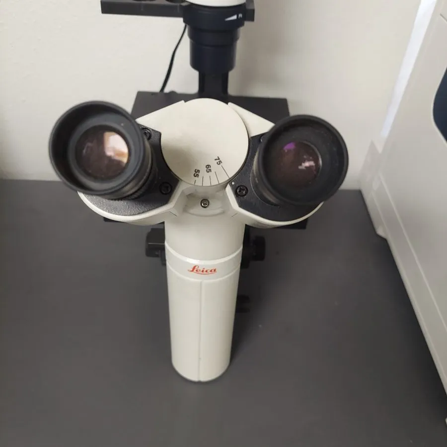 Микроскоп Leica DMIL 090-135-001 Inverted Microscope — фото лота 2