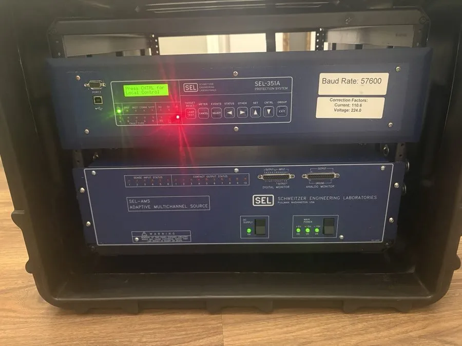 Реле защиты SEL-AMS Adaptive Multichannel Source & SEL-351A Protection Relay in 