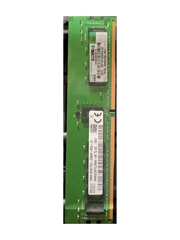 Модуль памяти Micron 16GB 2Rx8 DDR4 PC4-2666V-RE2-12 ECC Server RAM MTA18ASF2G72 — фото лота 1