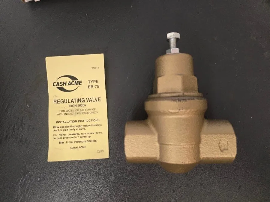 Трубопроводная арматура Cash Acme 22999-0045 Pressure Regulator, 1/2In., Npt, 30 — фото лота 1