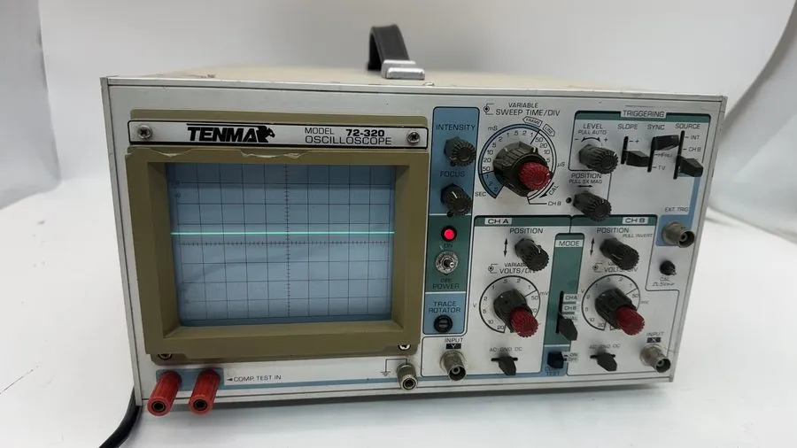 Осциллограф TENMA Model 72-320 Analog Oscilloscope Dual Channel 20MHz CRT Displa — фото лота 2