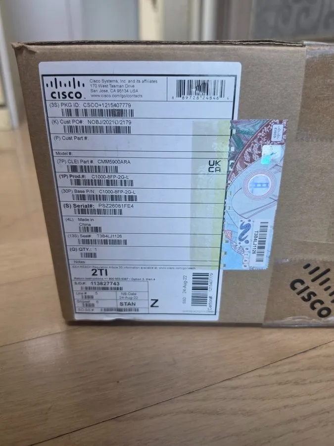 Коммутатор Cisco C1000-8FP-2G-L 8 Ports Fully Managed Ethernet Switch