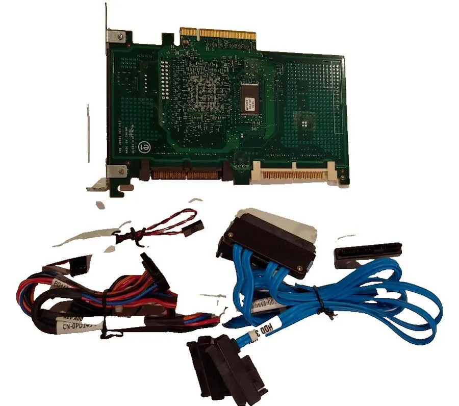 Контроллер 2x Dell JW063 R510 R710 Server PERC 6/IR SAS/SATA RAID Controller Car — фото лота 1