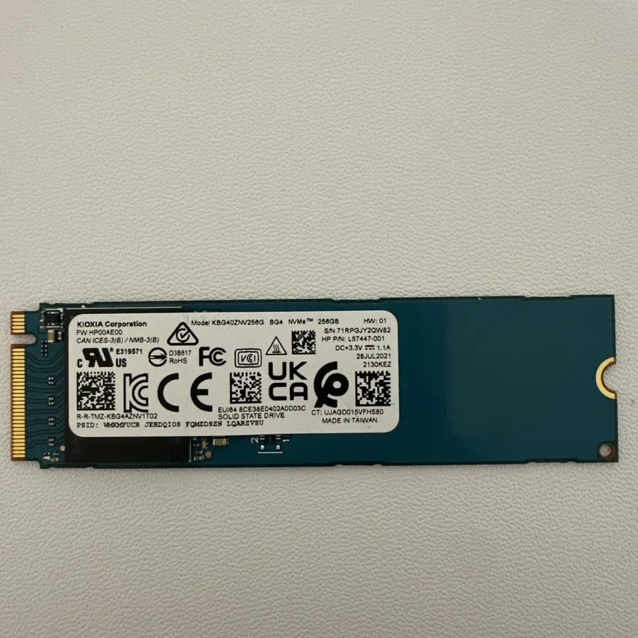 SSD-накопитель Kioxia BG4 256GB NVMe SSD Solid State Drive KBG40ZNV256G