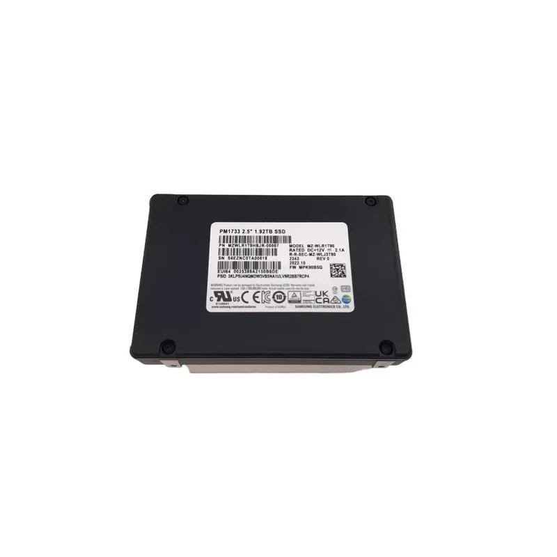 SSD-накопитель Samsung PM1733 1.92TB SSD U.2 NVME PCIE 4.0 X4 MZ-WLJ1T90 MZWLJ1T