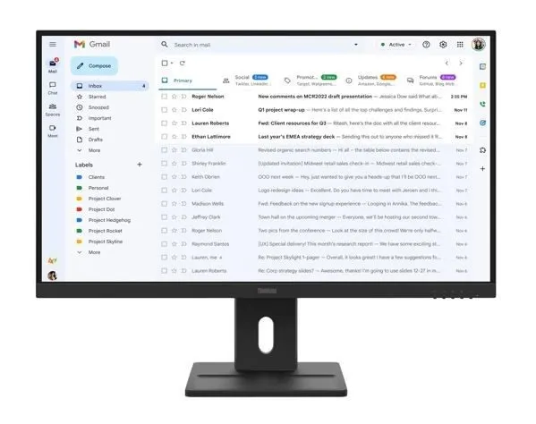 Монитор LENOVO ThinkVision E27-40 27' FHD IPS Monitor 1920x1080 16:9 4ms 100Hz — фото лота 1