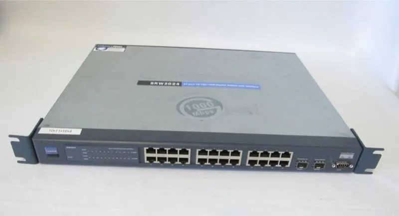 Коммутатор Linksys SRW2024 24 Port 10/100/1000 Gigabit Ethernet Network Switch