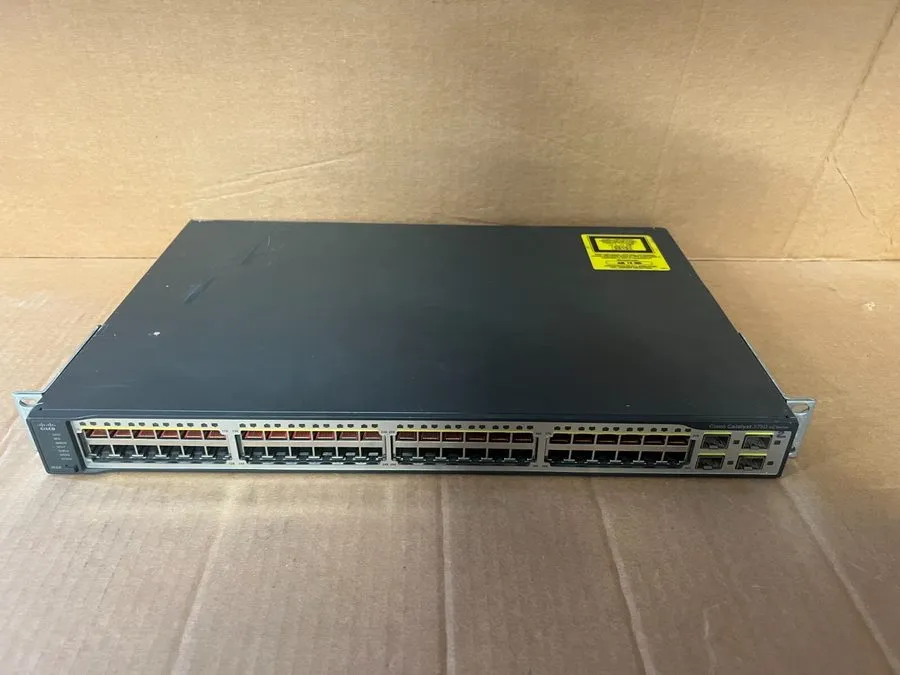 Коммутатор Cisco WS-C3750V2-48TS-S 48-Port Ethernet Network Catalyst