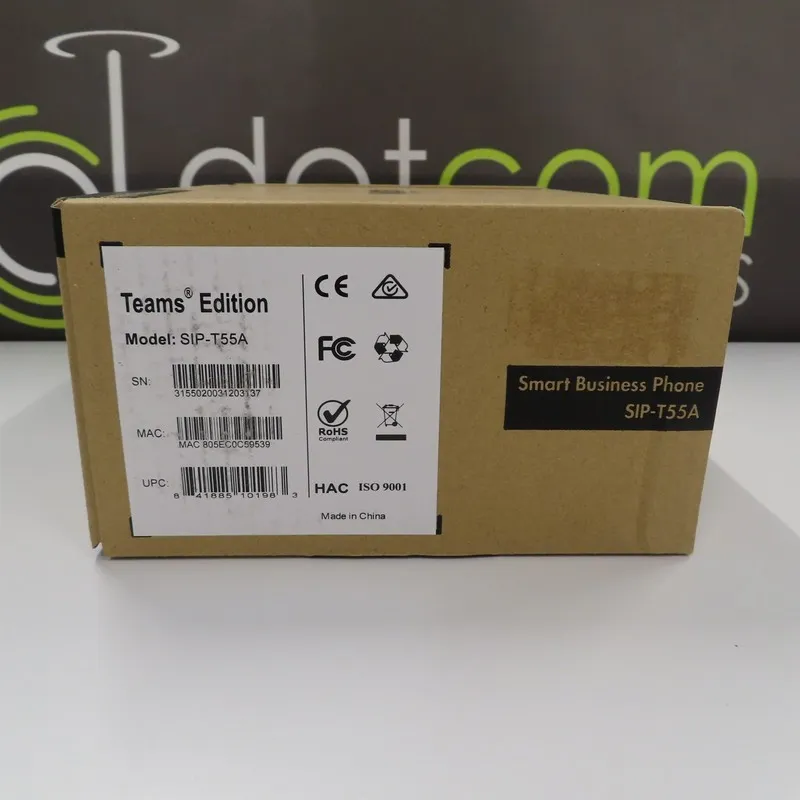 IP-телефон Yealink T55A-Teams Edition HD IP Phone SIP-T55A Black