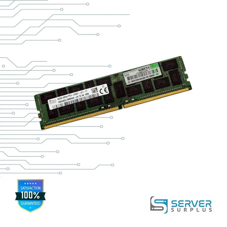 Модуль памяти SK hynix 64GB DDR4 LRDIMM ECC Registered PC4-2400T 288-Pin HMAA8GL