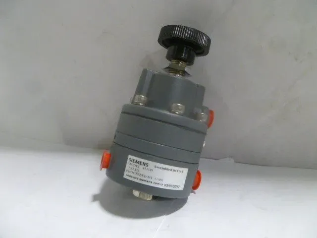 Трубопроводная арматура SIEMENS MODEL 41 NULLMATIC PRESSURE REGULATOR 150 PSI MA