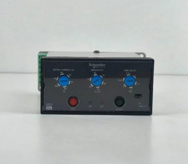 Реле защиты SCHNEIDER ELECTRIC GFP11 GROUND FAULT PROTECTION RELAY MODULE 40-100 — фото лота 2