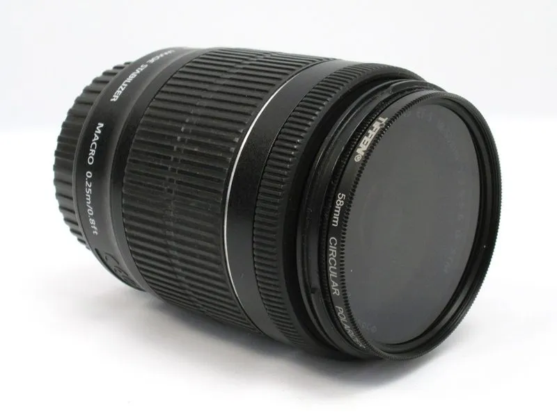 Объектив Canon EF-S 18-55mm 1:3.5-5.6 IS STM Zoom Lens f/3.5-5.6 Tiffen Polarize