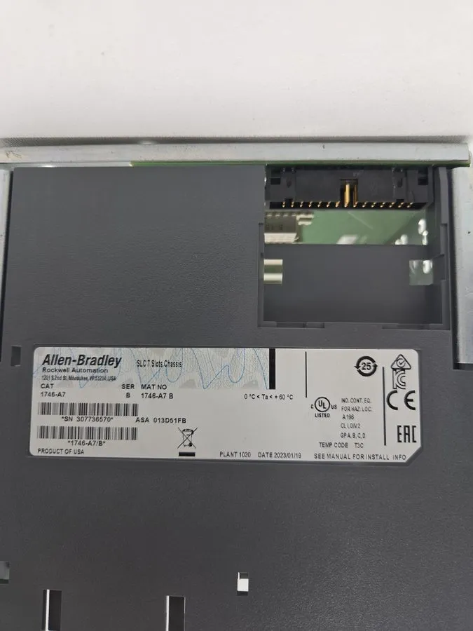 ПЛК Allen-Bradley 1746-A7 Series B SLC 500 7-Slot Rack PLC Chassis