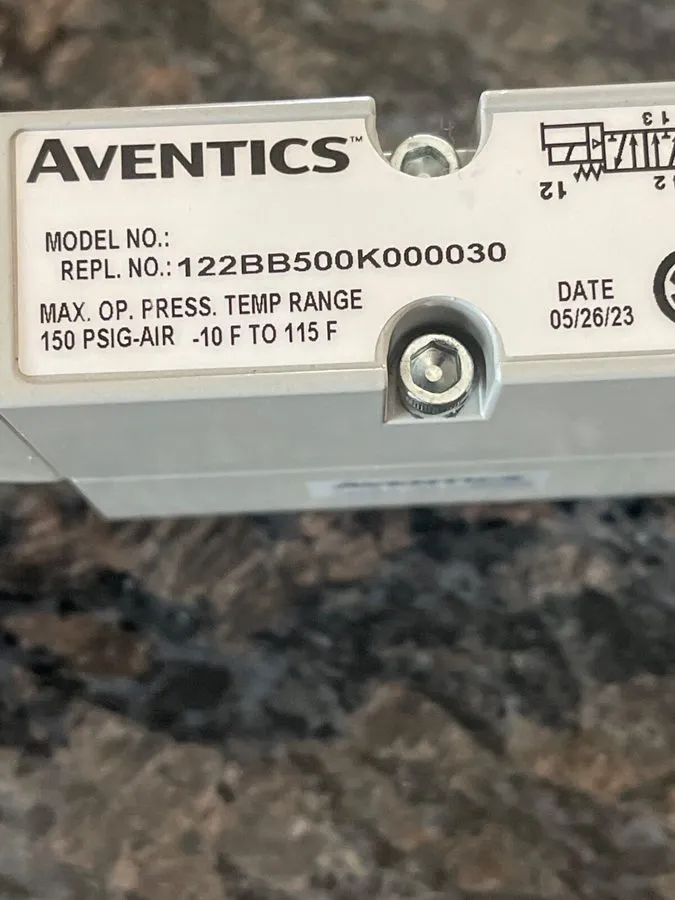 Пневмооборудование Aventics 122BB500K000030 /122RS1Z2JN00000