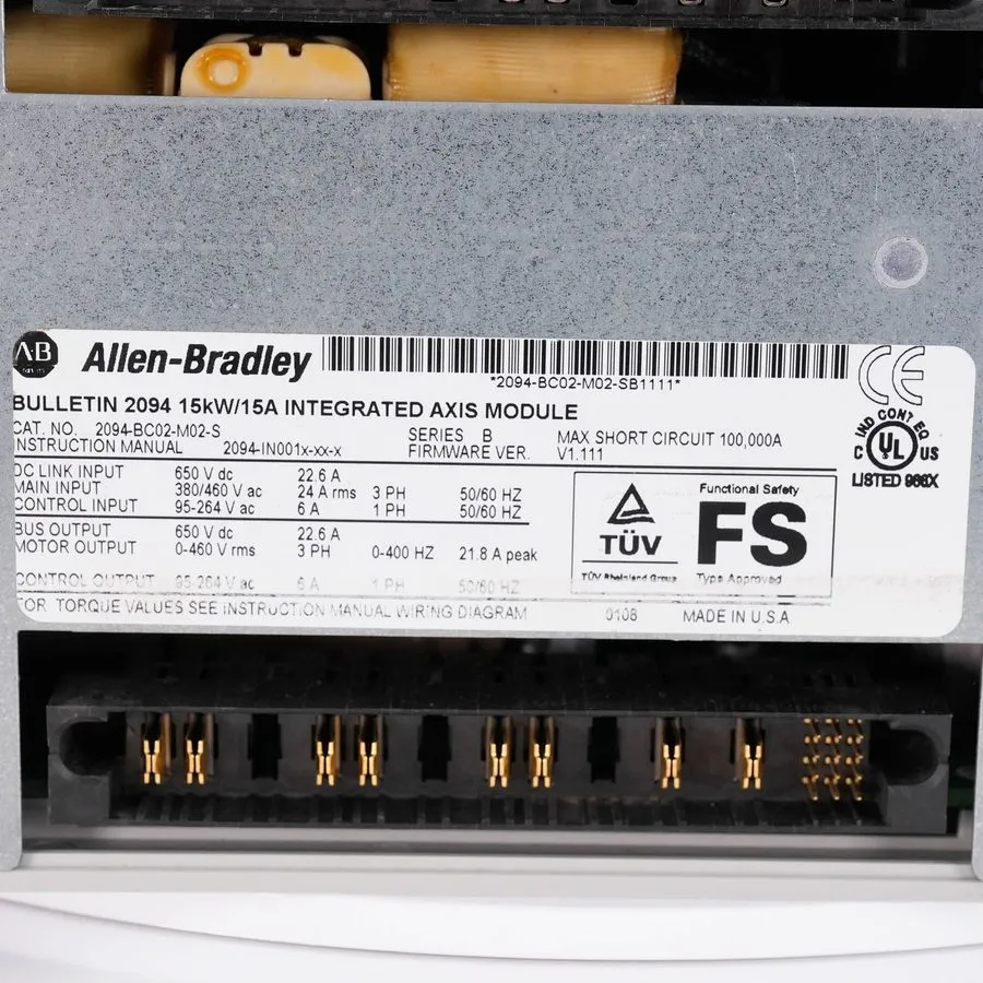 Привод Allen Bradley 2094-BC02-M02-S /B Kinetix 6000 460V 15kW Integrated Axis