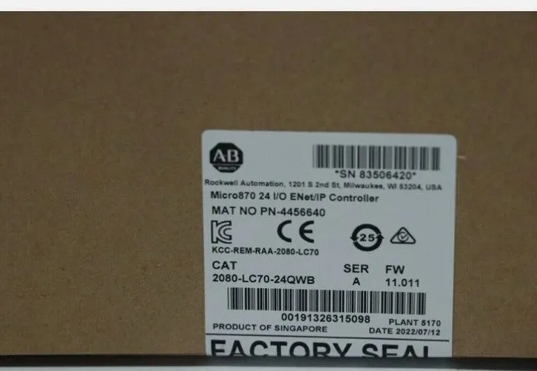 ПЛК 2080-LC70-24QWB Allen-Bradley Micro870 24 I/O ENet/IP Controller AB