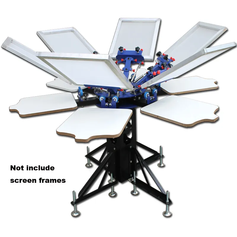 Оборудование рекламного производства 6 Color 6Station Screen Printing Press Micr