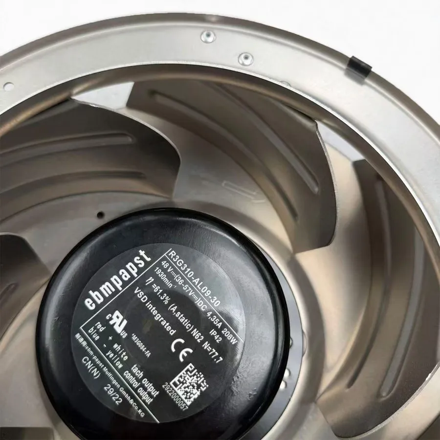 Вентилятор Ebmpapst R3G310-AL09-30 Centrifugal Fan 48VDC 208W 310mm 1930RPM Cool