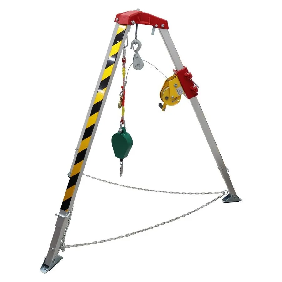 Оборудование видеонаблюдения 99ft Aluminum Safety Confined Space Tripod Kit 2600 — фото лота 2