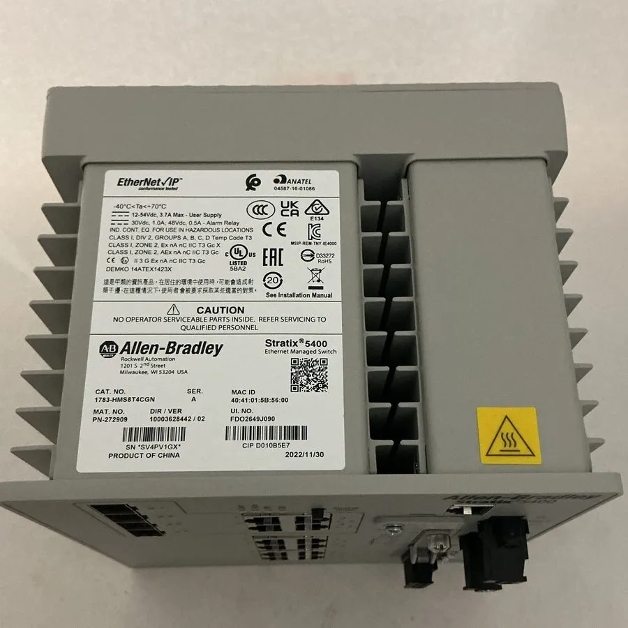 Коммутатор Allen Bradley 1783-HMS8T4CGN Stratix 5400, 12 Port Managed Switch, Cl