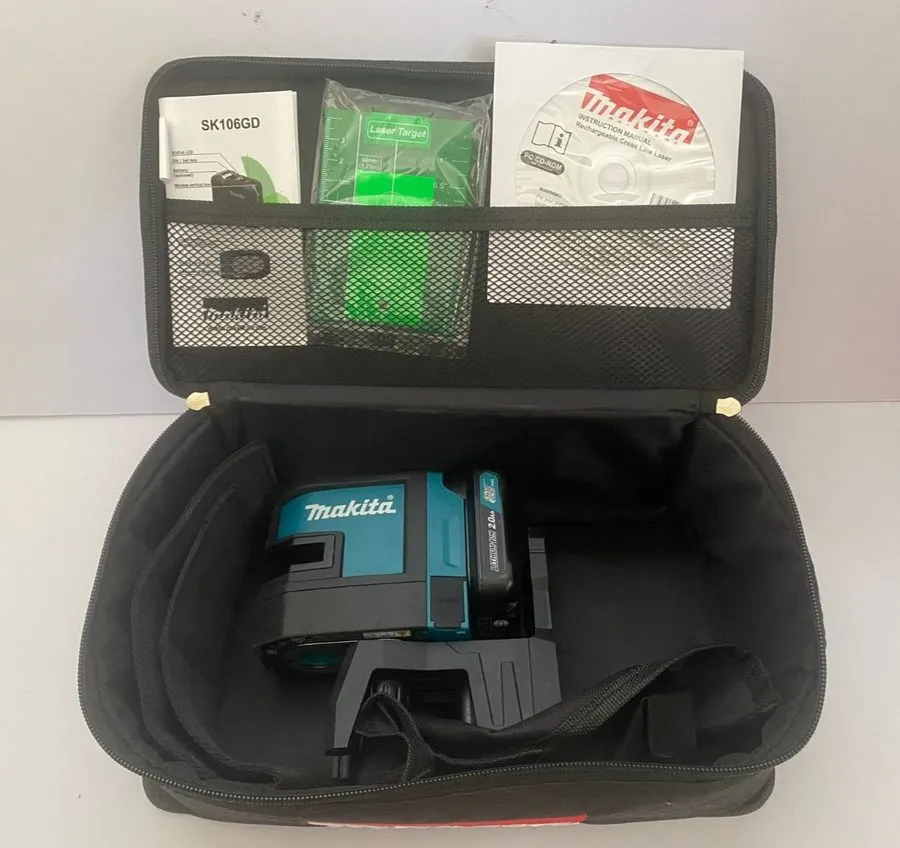 Оборудование видеонаблюдения Makita SK106GDNAX 12V Cross-Line/4-Point Green Lase — фото лота 1