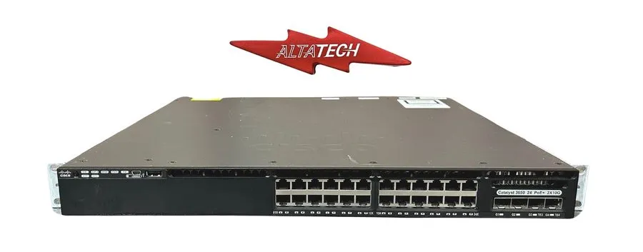 Коммутатор Cisco Catalyst 3650 24-Port PoE 2x 10G SFP+ Network Switch WS-C3650-2