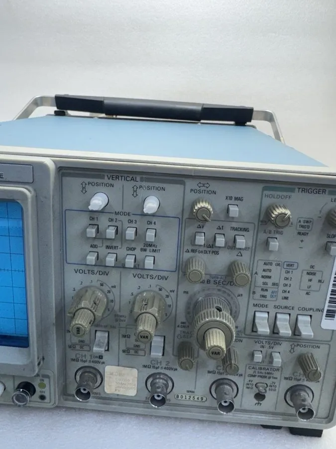 Осциллограф Vintage Tektronix 2445 4-Ch 150 MHz Oscilloscope Power Only RS — фото лота 2