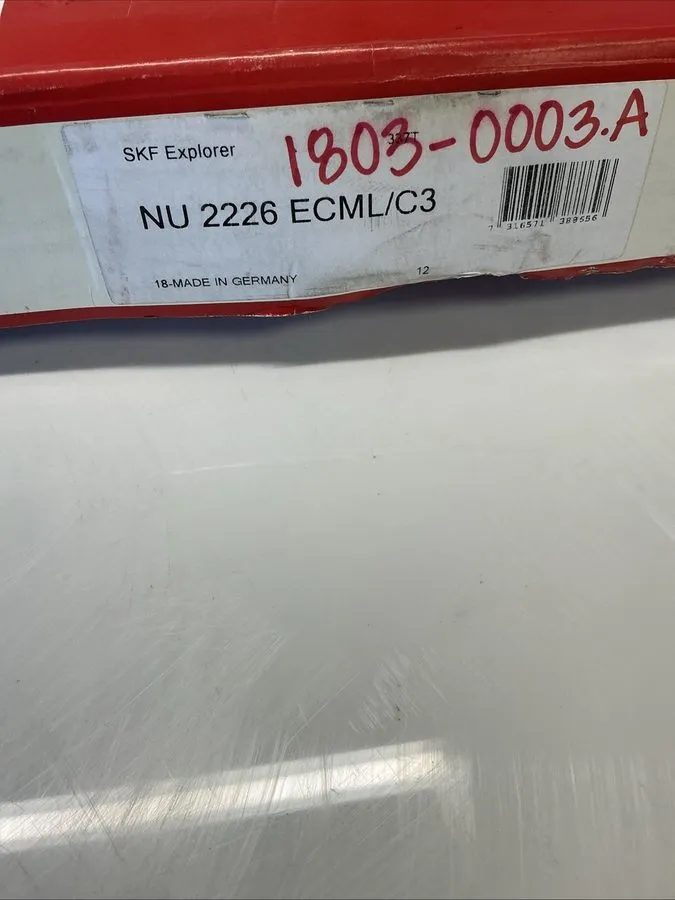 Подшипник SKF NU 2226 ECML/C3 single row cylindrical roller bearing N-509S — фото лота 1