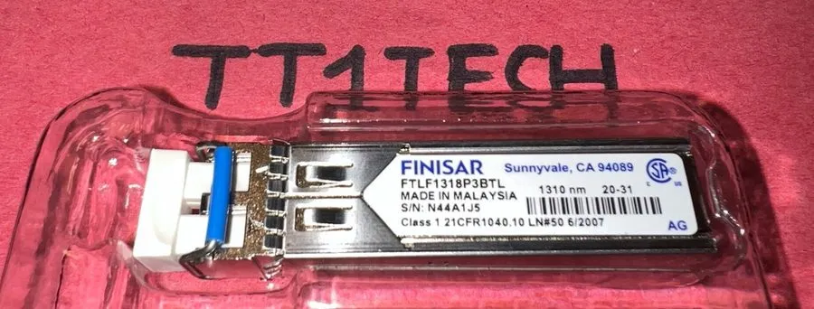 Трансивер Finisar FTLF1318P3BTL 1.25 Gb/s SFP-LX 1310nm 10km SMF transceiver