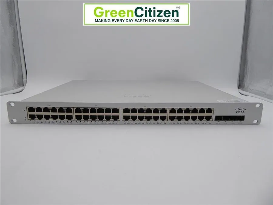 Коммутатор Cisco Meraki MS210-48-HW UNCLAIMED 48-Port SFP+ Gigabit Stackable Swi