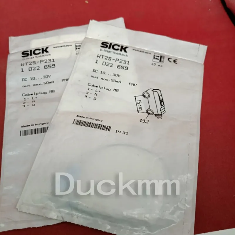 Датчик приближения SICK WT2S-P231 Photoelectric Proximity Sensor ,PNP,New Kd