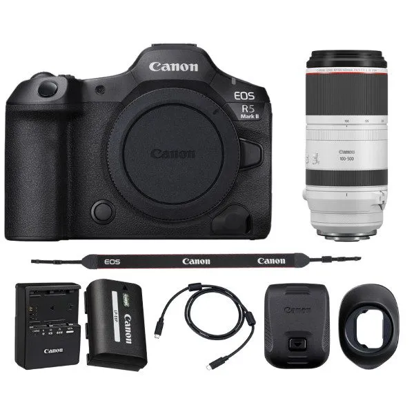 Объектив Canon EOS R8+ RF 100-500mm f/4.5-7.1L IS USM Lens+128GB+ExtBat+9PCFltr-