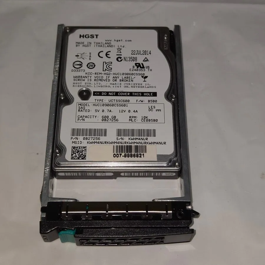 Жёсткий диск HGST 0B26013 600GB 2.5" 10K 6Gbps SAS HDD Hard Drive HUC109060CSS60