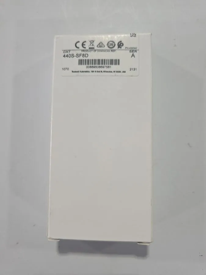 Реле безопасности Allen Bradley 440S-SF8D Guardmaster 8 Pin GuardLink Enabled — фото лота 2