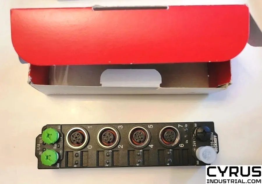 IIoT-устройство Beckhoff EtherCAT Box 24V DC 3ms 2A M12 EP2328-0002 — фото лота 1