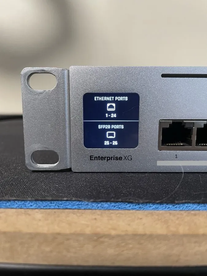 Коммутатор Ubiquiti UniFi USW-EnterpriseXG-24 24-Port 10GbE Rackmount Managed Sw