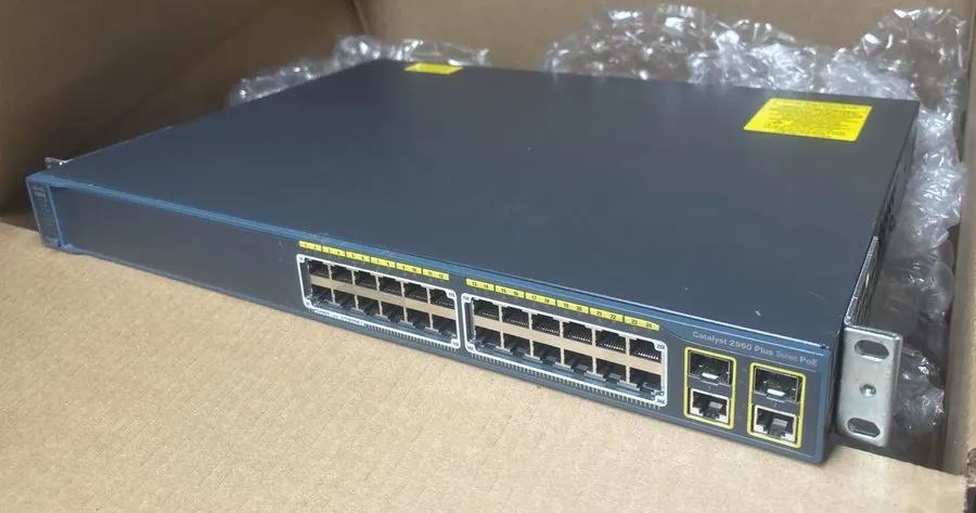 Коммутатор Switch cisco 2960 poe WS-C2960+ -L 24 PORTS WSC296024PCL