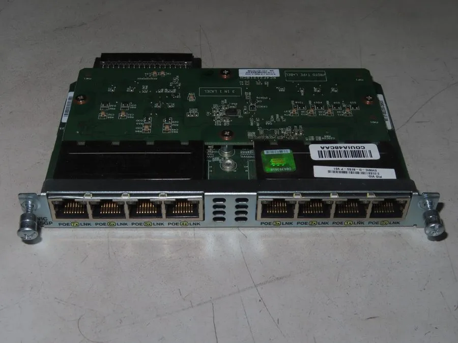 Коммутатор Cisco EHWIC-D-8ESG-P 8-10/100/1000 High Speed WIC Eth Switch